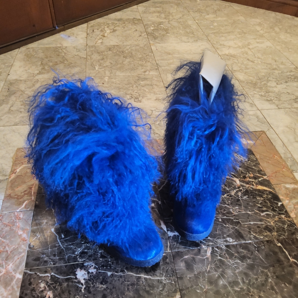 BearPaw  Boetis II 1294/ Cobalt blue mid calf boot